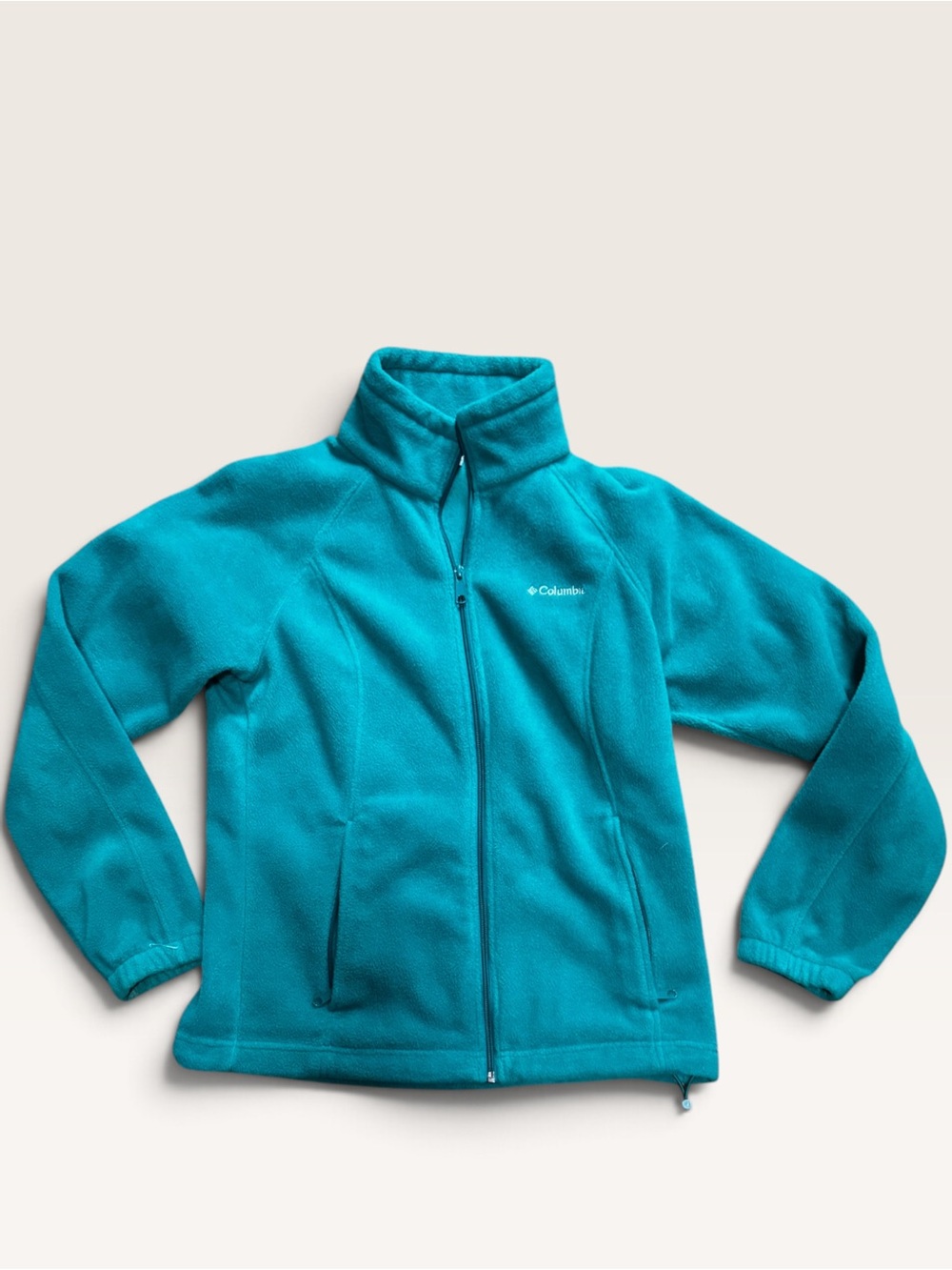 ✨ Columbia Women’s Full Zip Fleece Jacket – Teal – Size Medium ✨